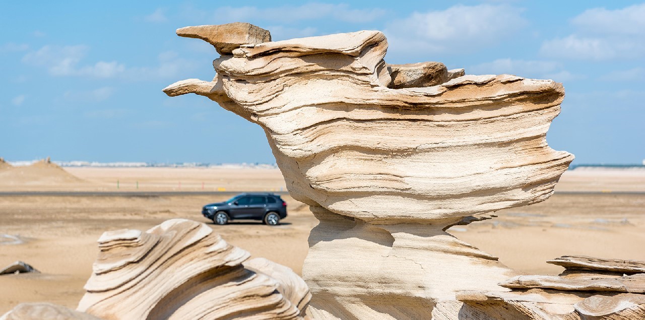 Fossil Dunes- Wathba, Abu Dhabi